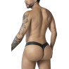 CandyMan String Police avec menottes Noir